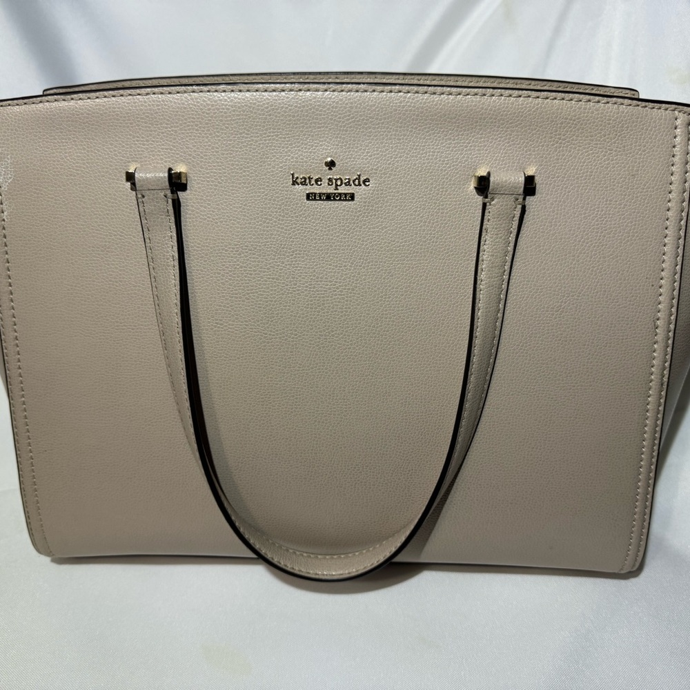 Kate Spade Taupe Leather Tote